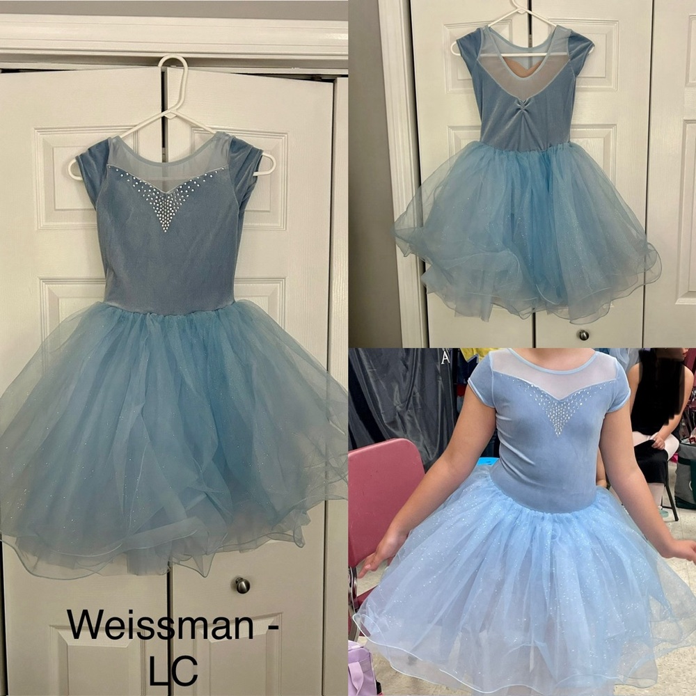 Kids Cinderella theme ballet costume